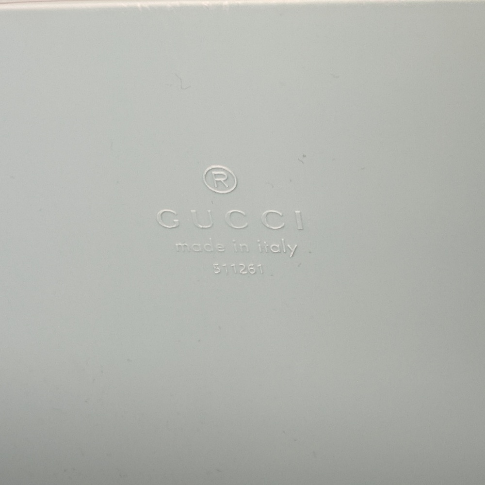 SOLD Gucci Logo Teal Rubber Tote - Picture 4 of 8